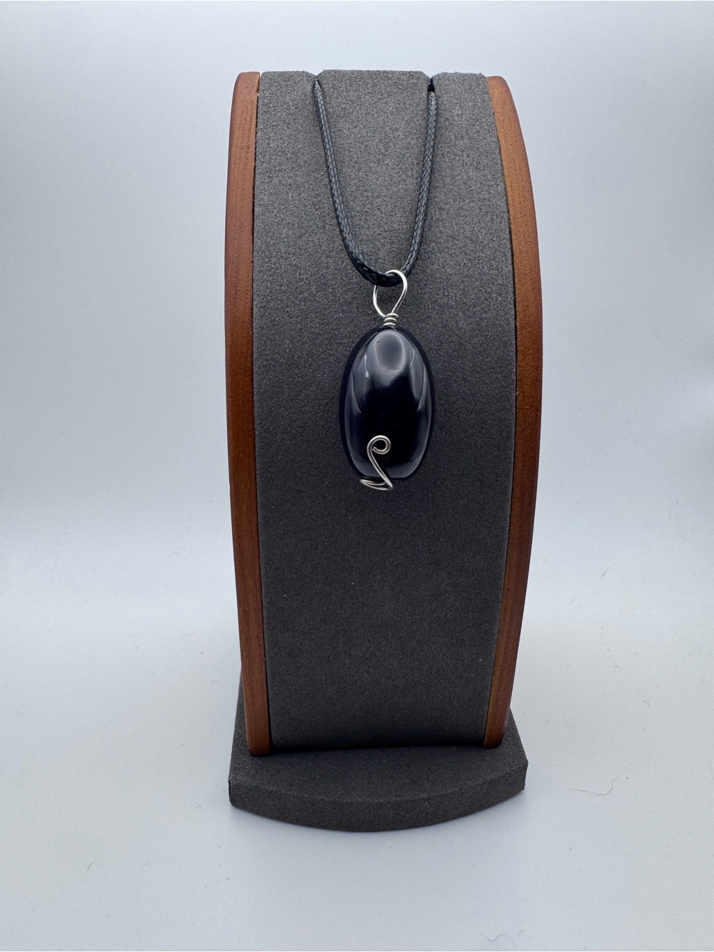 Handmade Black Onyx Pendant Necklace